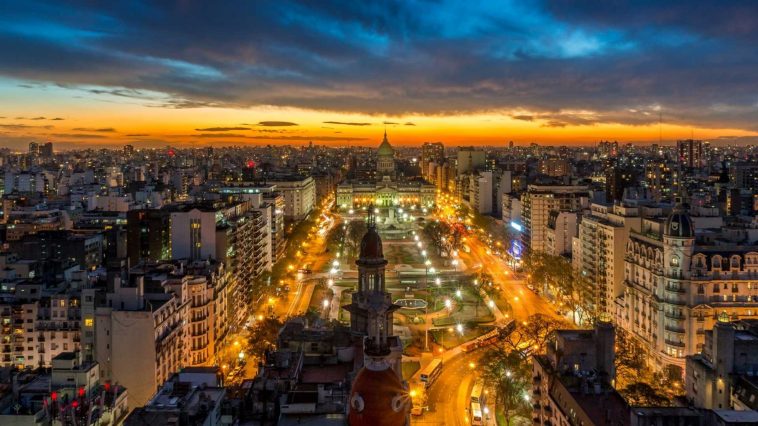 Buenos Aires in night