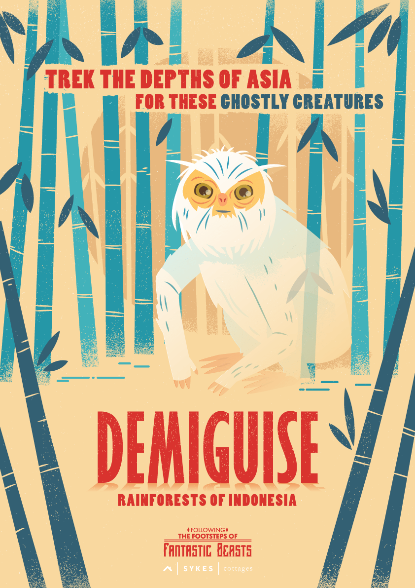 Fantastic Beasts Travel Posters Demiguise