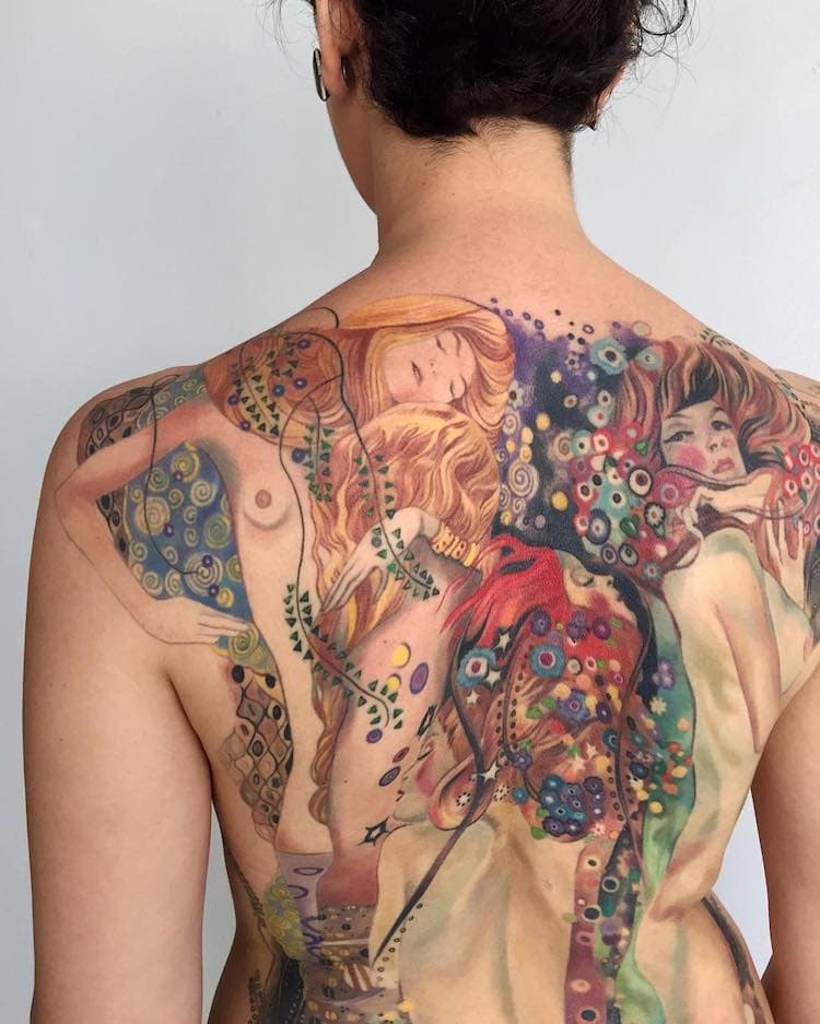 29 Tattoos Inspired by Famous Masterpieces