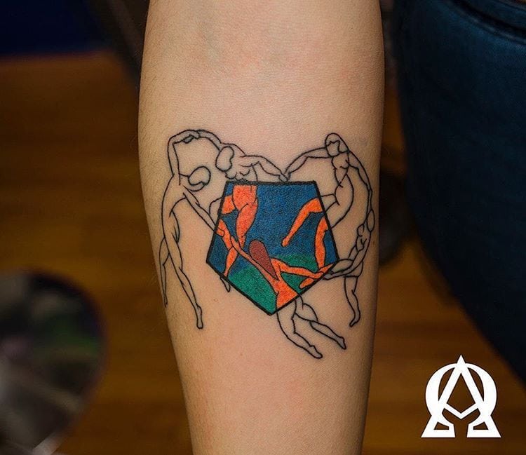 29 Tattoos Inspired by Famous Masterpieces