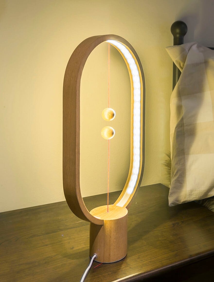 wooden lamp levitating switch 8