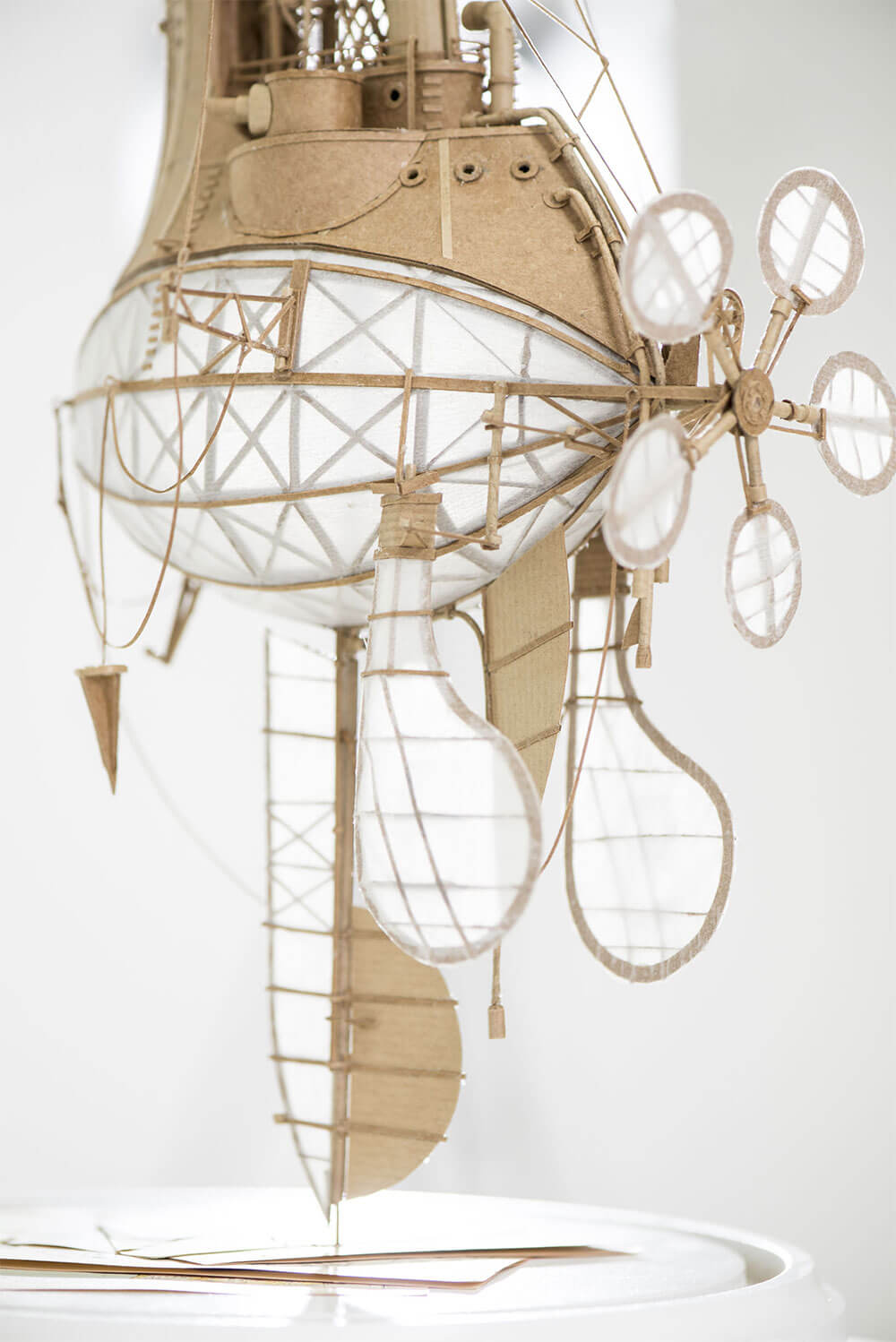 sculptural airships cardboard 10