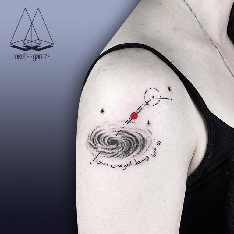 Artist Celebrates Change with EyeCatching Red Dot Tattoo