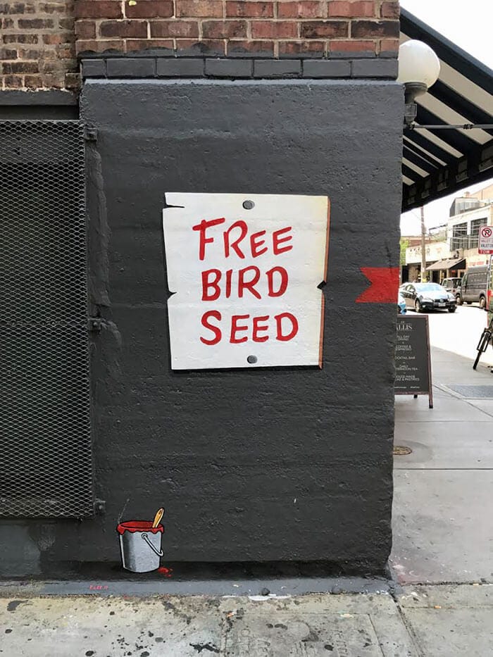 free bird seed graffiti chicago e lee fy 1