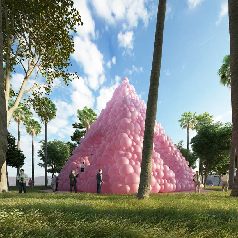 town and concrete cyril lancelin pyramid pavilion pink balloons fy 2