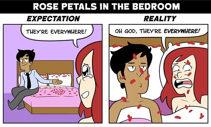 romantic expectation vs reality jacob andrews fy 2