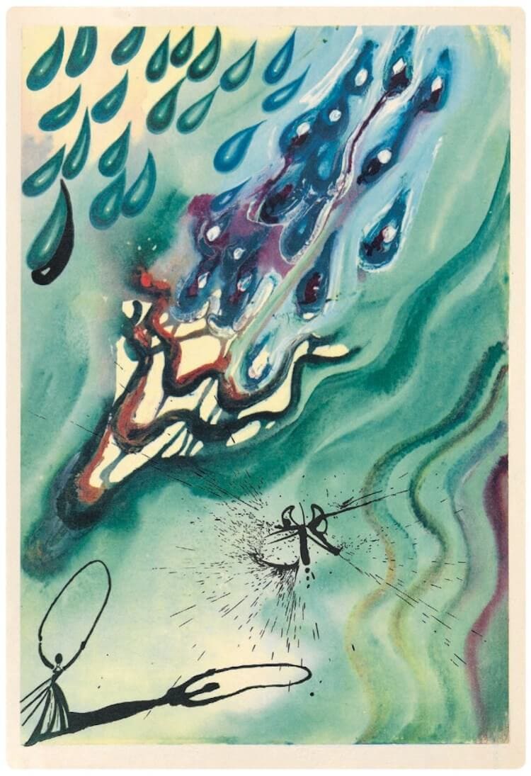 Salvador Dalí’s Rarely Seen Paintings of ‘Alice in Wonderland’ Reissued