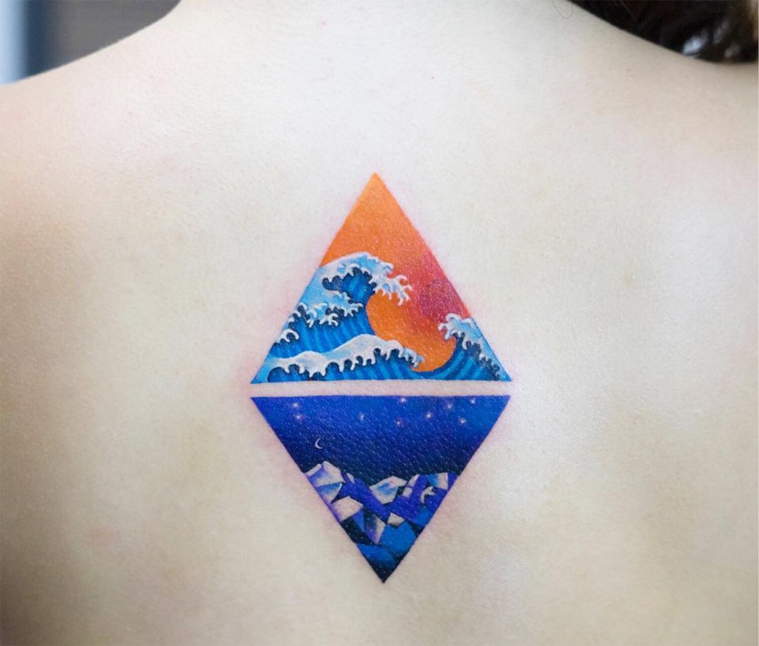 korean flag tattoo