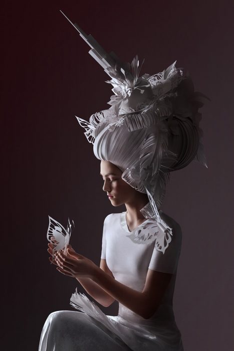 Russian Artist Asya Kozina Gives Baroque Wigs A Modern Touch | FREEYORK