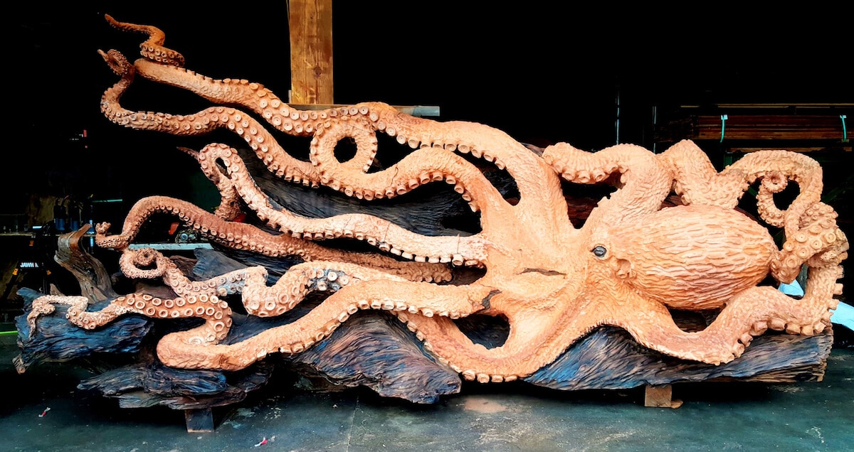 carved redwood octopus freeyork 6