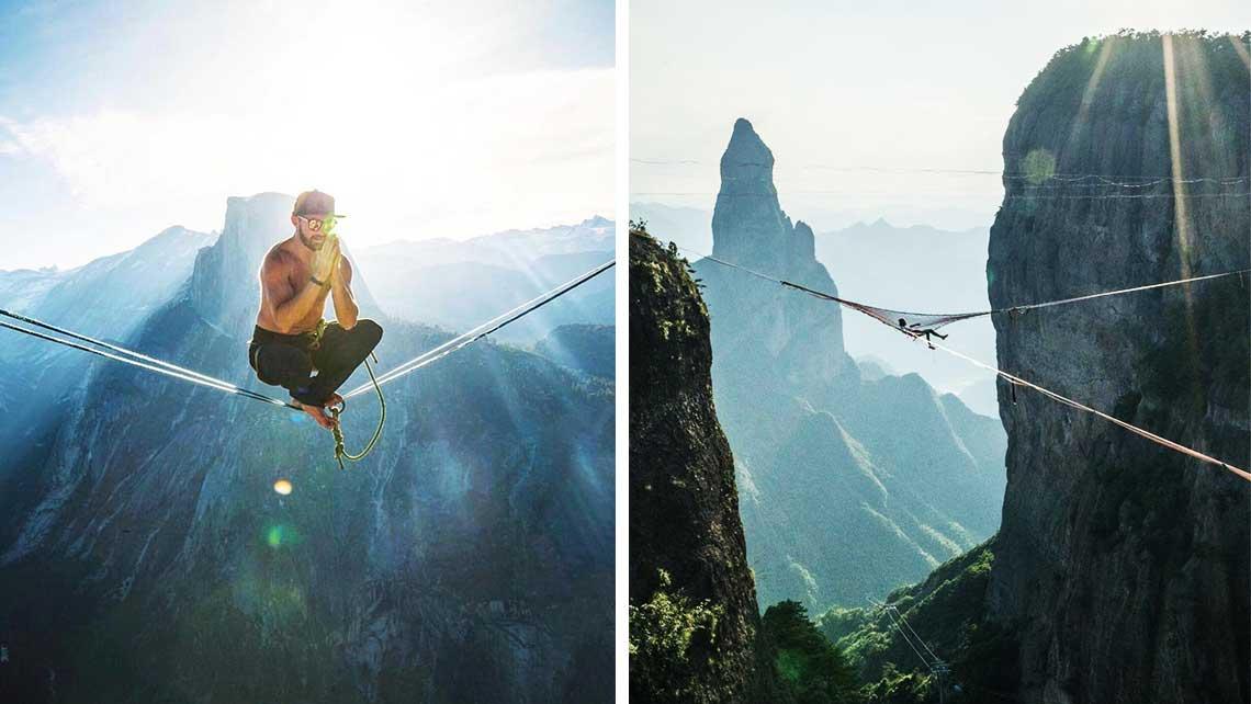 Highlining спорт