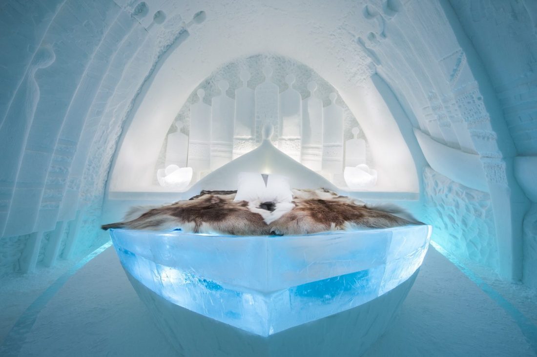 Sweden's ICEHOTEL Invited 36 Artists from 17 Countries to Design Its Icy Interior