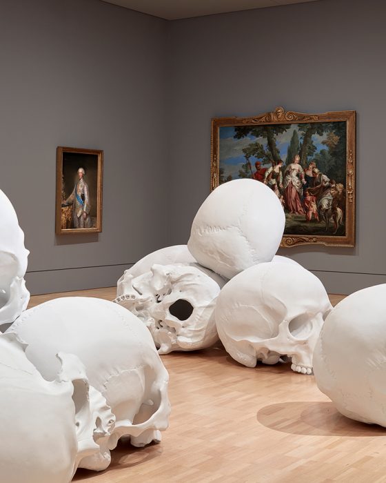 Ron Mueck Stacks Hundred Skulls At His BiggestEver