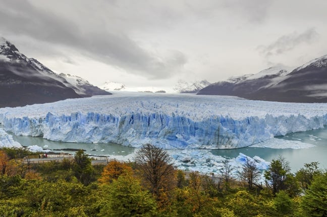 walked on an iceberg in argentina