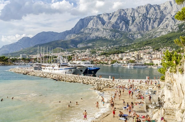 sailed for a week through croatia