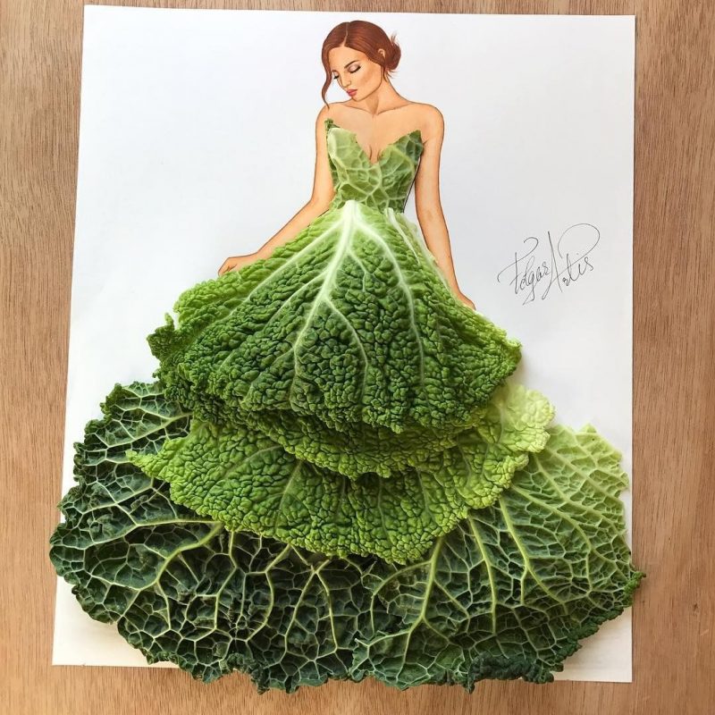 3D Fashion Illustrations Use Found Objects To Create Beautiful Gowns ...