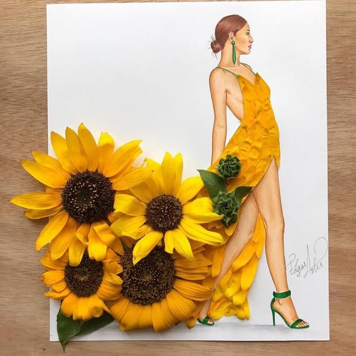 3D Fashion Illustrations Use Found Objects To Create Beautiful Gowns ...