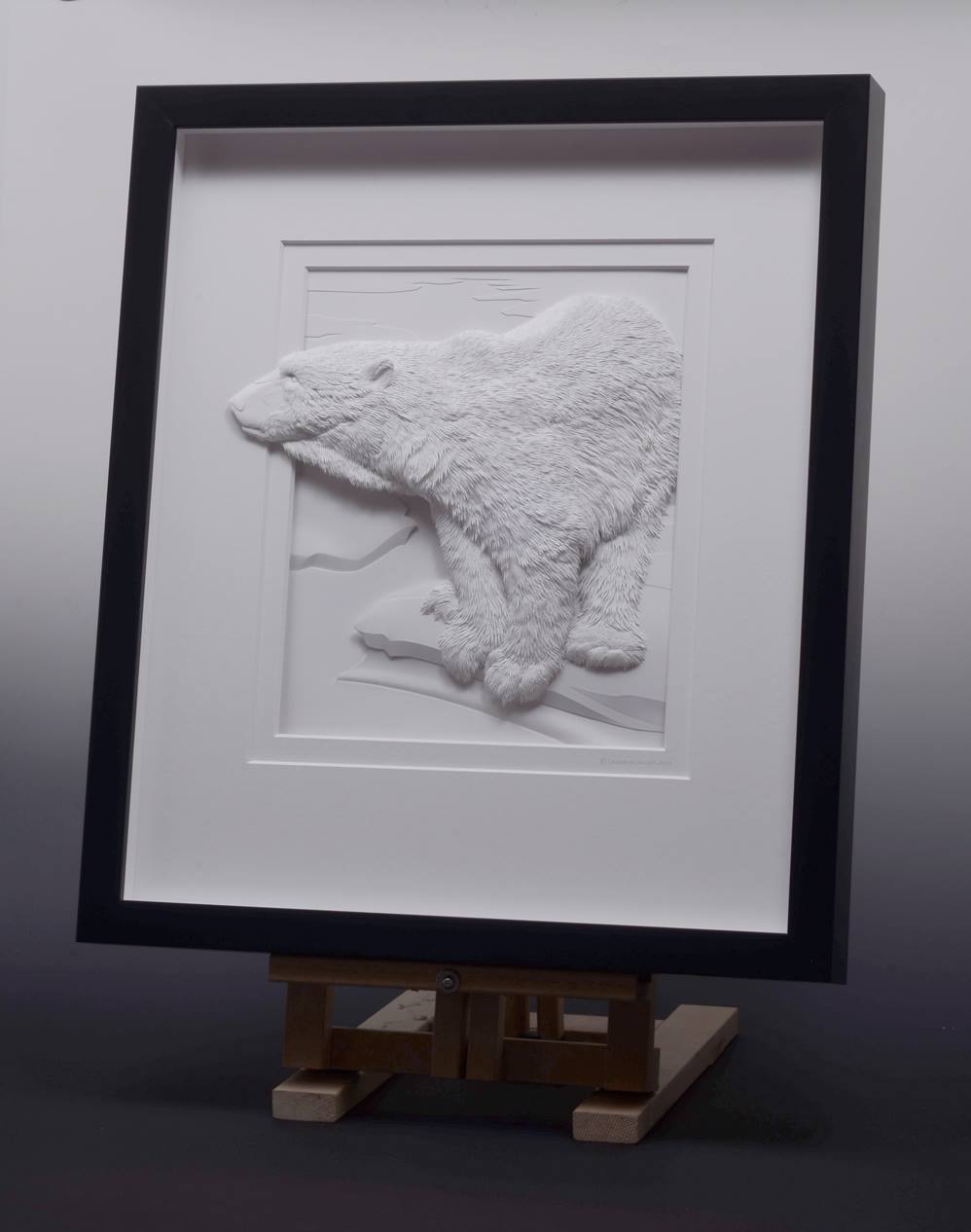 Realistic Paper Sculptures of Animal Portraits by Calvin Nicholls