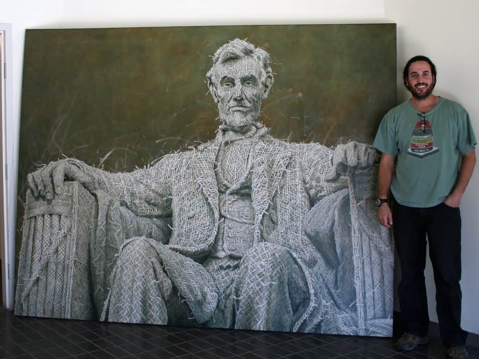 An Artist Shows The Connection Between Man And Nature Using His Weaving Style