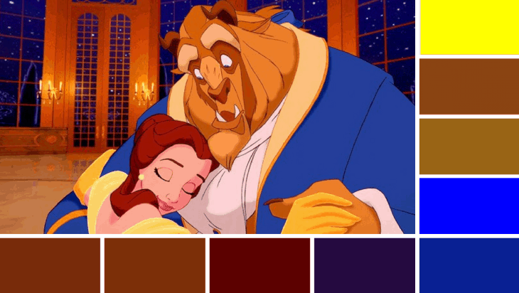 beauty and the beast colours
