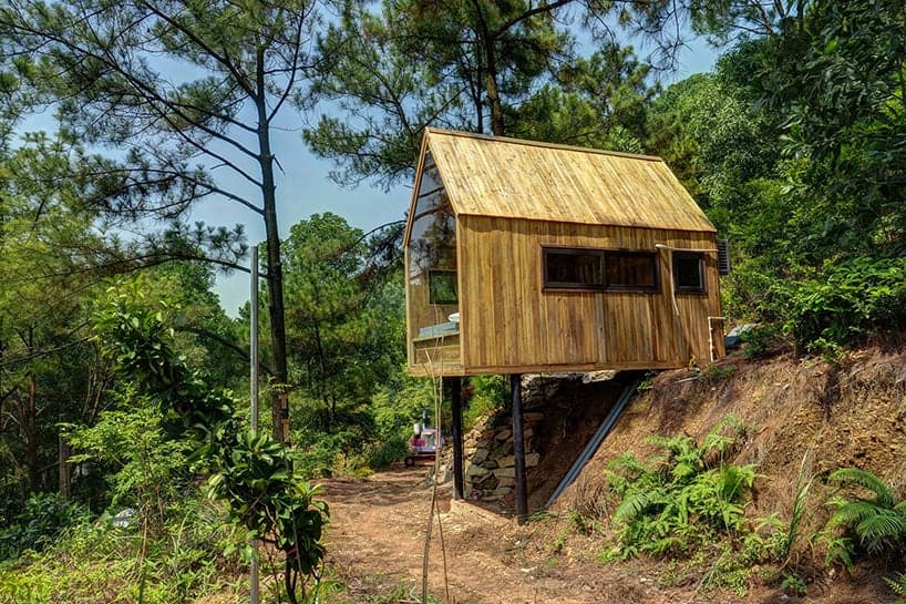 Chu Văn Đông Completed Micro-Dwelling in the Rural Surroundings of Northern Vietnam chu van dong forest house 6