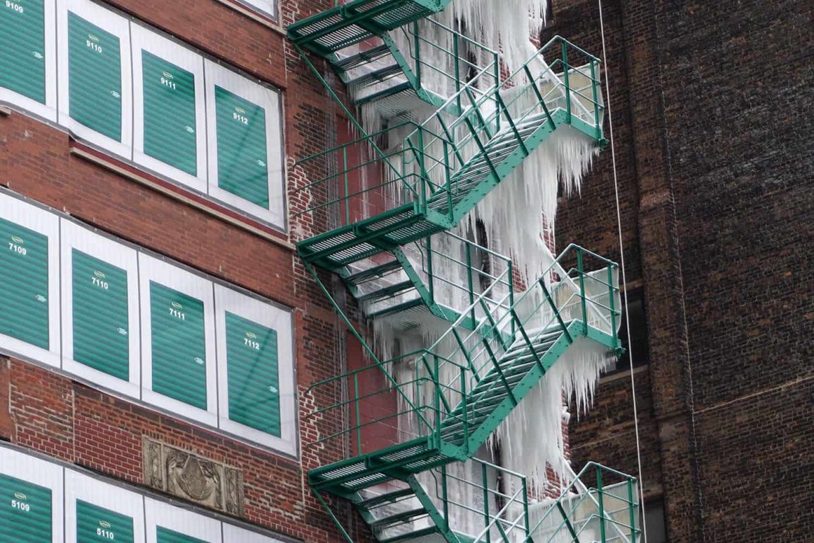 fire escape ice tower chicago 4