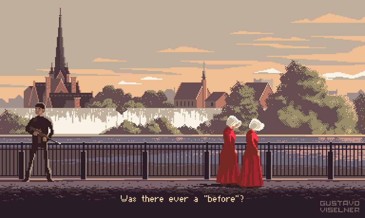 Pixelated Scenes Of Popular TV Shows Drawn By Gustavo Viselner