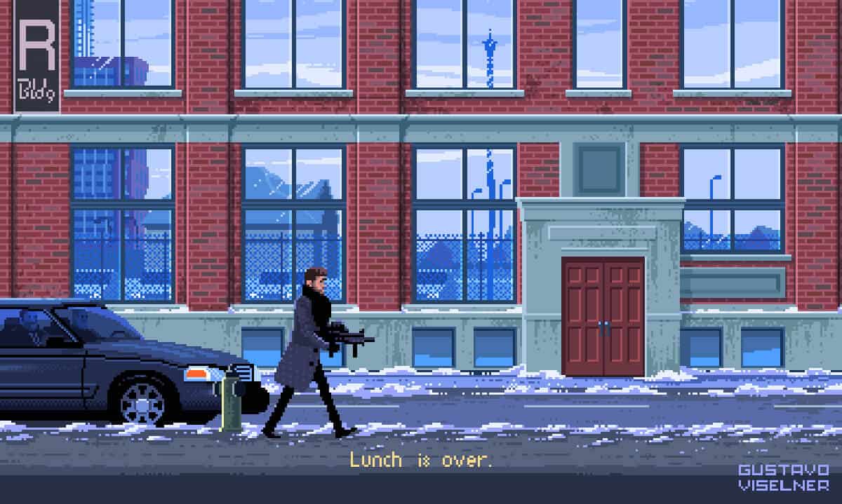 Pixelated Scenes Of Popular TV Shows Drawn By Gustavo Viselner