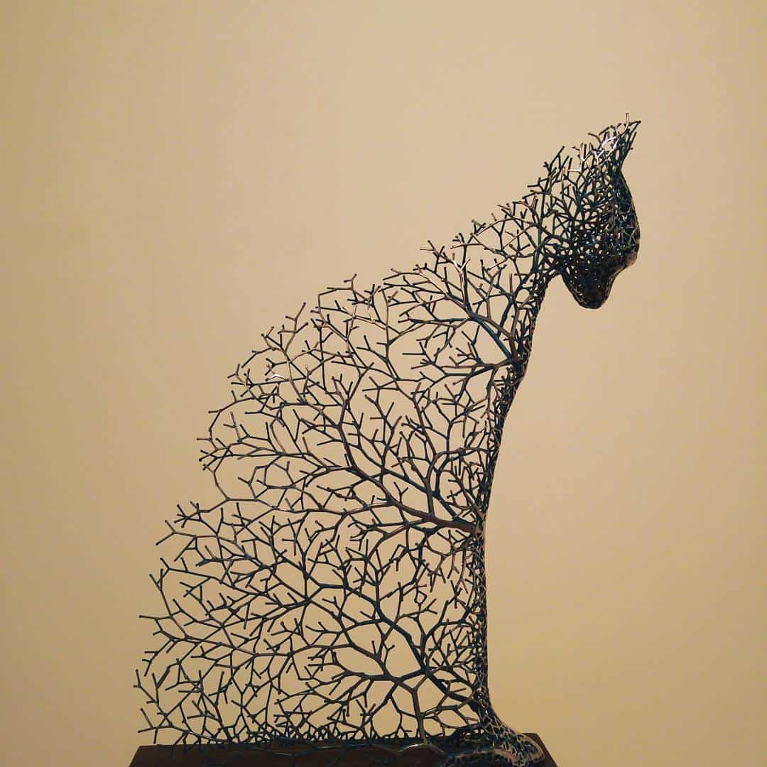 Artist Kang Dong Hyun Constructs Animal Sculptures From A Web Of ...