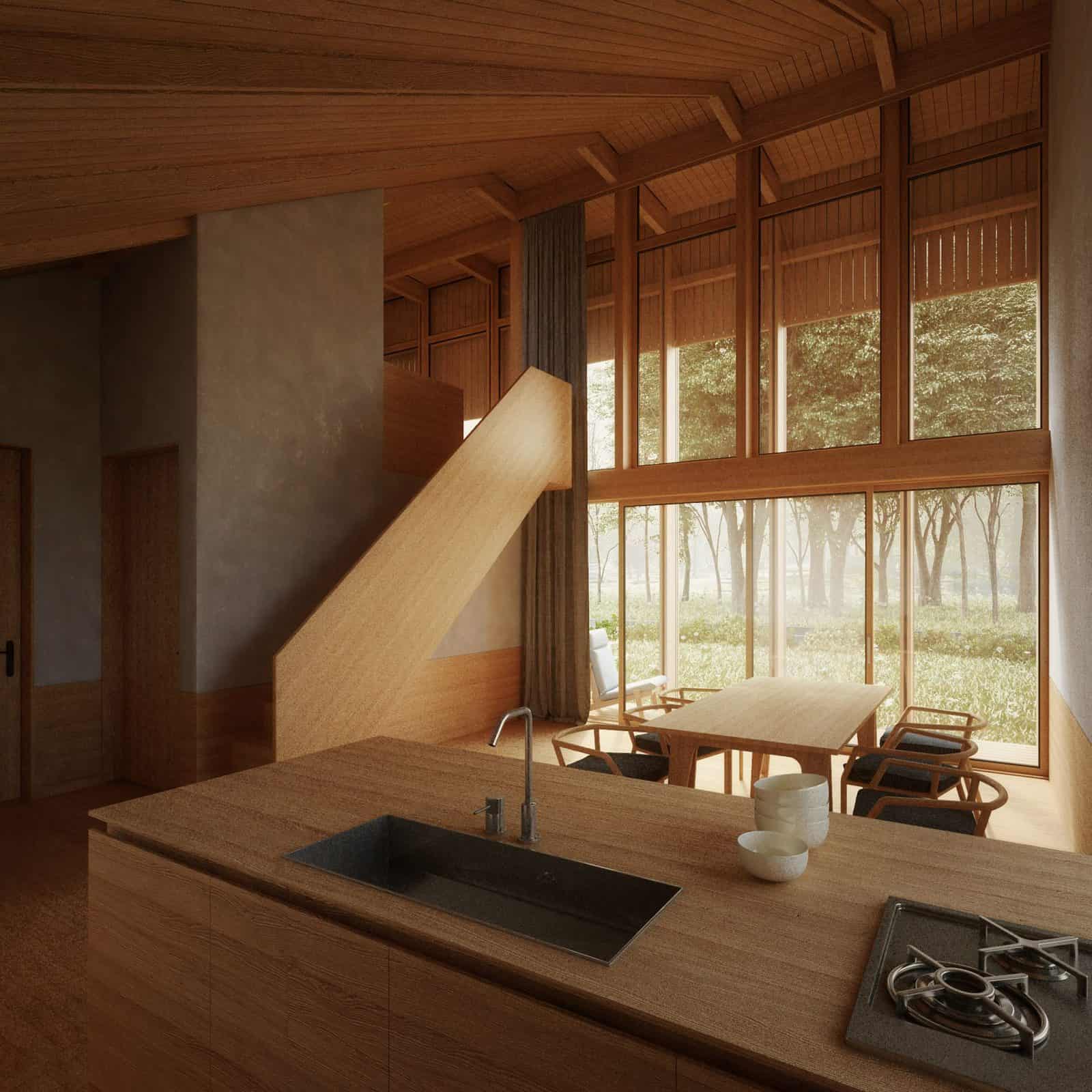 Self-Sustaining Yin & Yang House Let's Owners to Grow Food on Its Terraced Roof