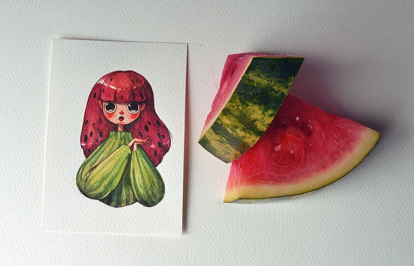 Artist Marija Tiurina Brings Fruits To Life In His Watercolour Paintings | FREEYORK