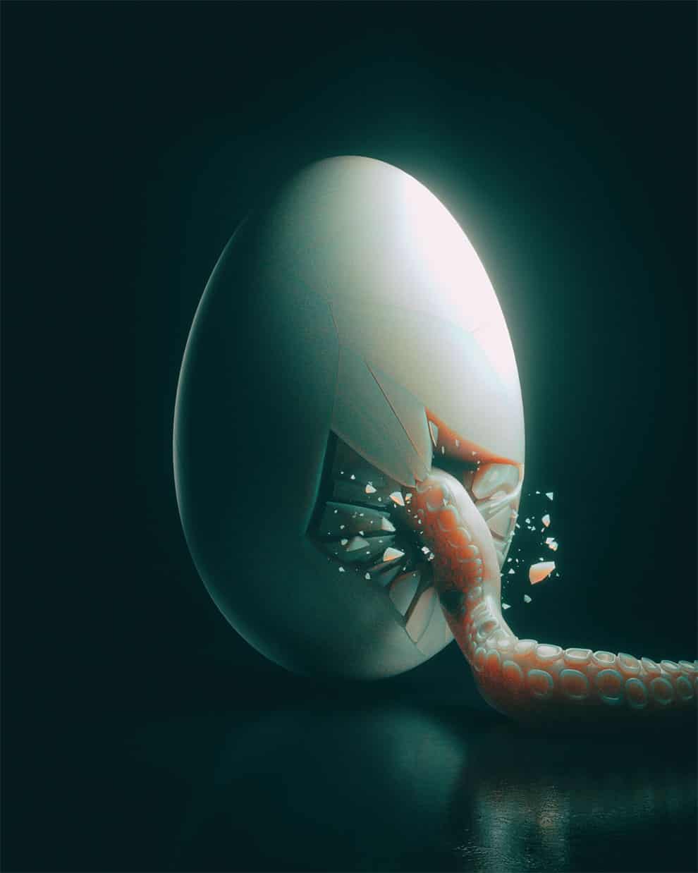 A CGI Master Creates Sci-fi Inspired Artwork That Reflects Today's Society