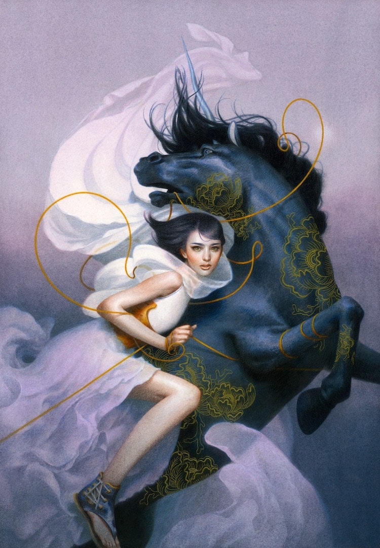 fairytale colored pencil drawings tran nguyen 20