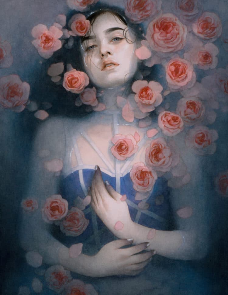 fairytale colored pencil drawings tran nguyen 26