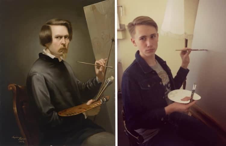 People Are Recreating Iconic Artworks in Real Life for the ‘VanGoYourself’ Challenge