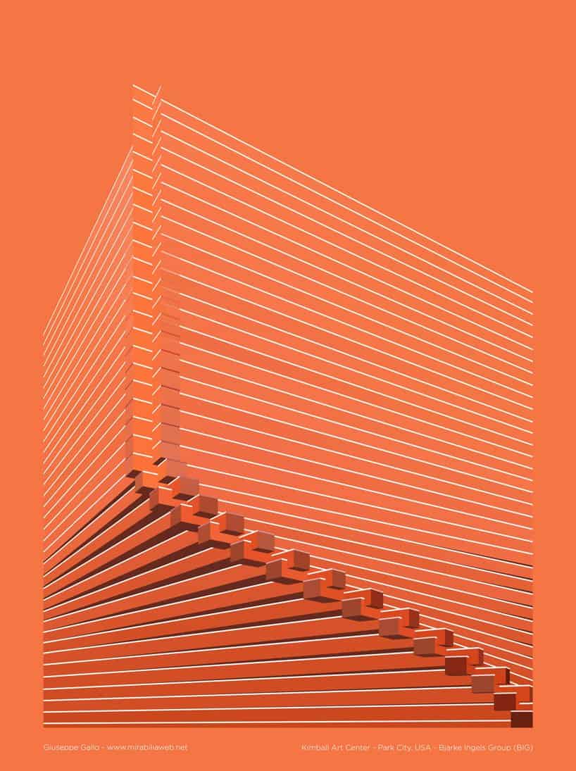 These Nine Posters Illustrate the Language of Bjarke Ingels' Projects