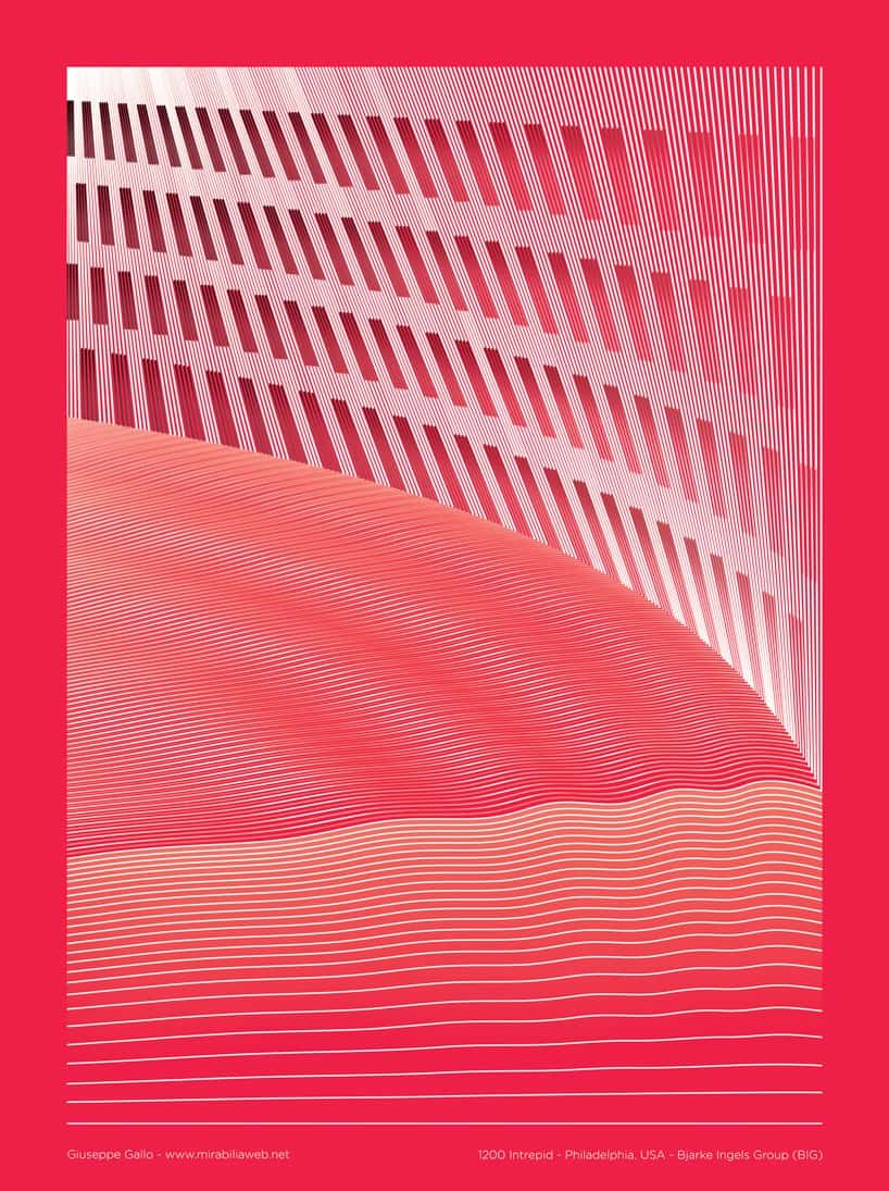 These Nine Posters Illustrate the Language of Bjarke Ingels' Projects