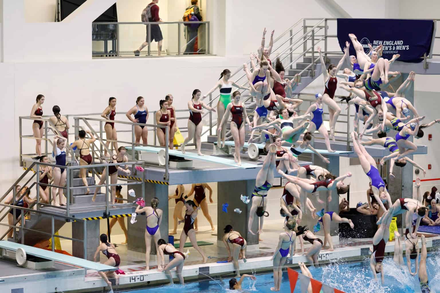 A Photographer Merges Time-Lapses of Athletic Events in Composite Photographs