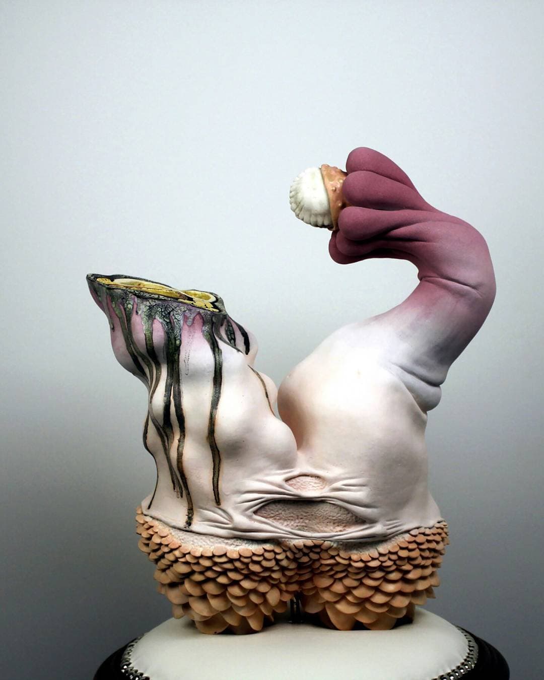 Otherworldly Biomorphic Ceramic Sculptures by Sara Catapano
