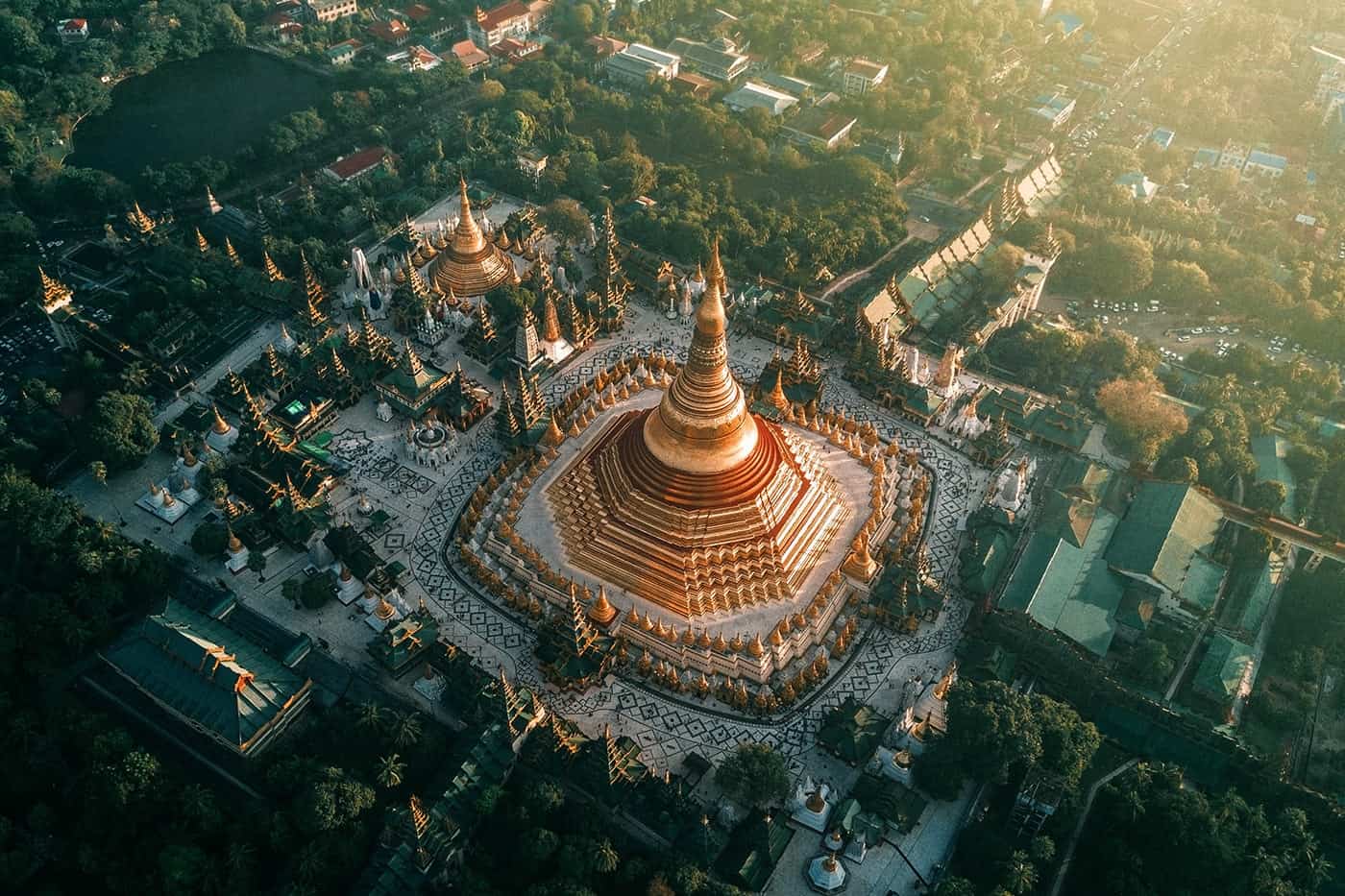 These Astounding Aerial Photos Show The Beauty Of Buddhist Temples In ...