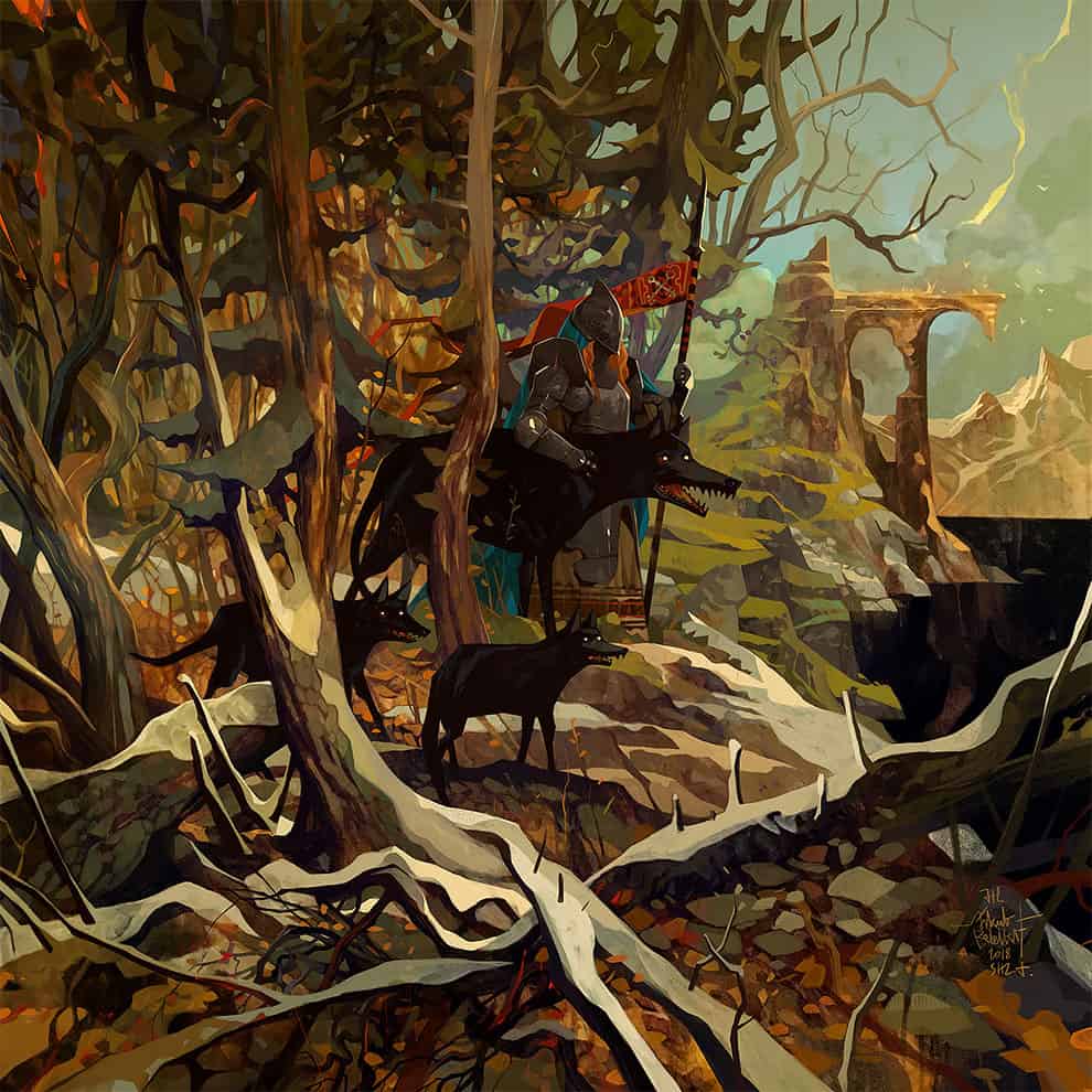 Jakub Rebelka's Cyberpunk And Fantasy Illustrations