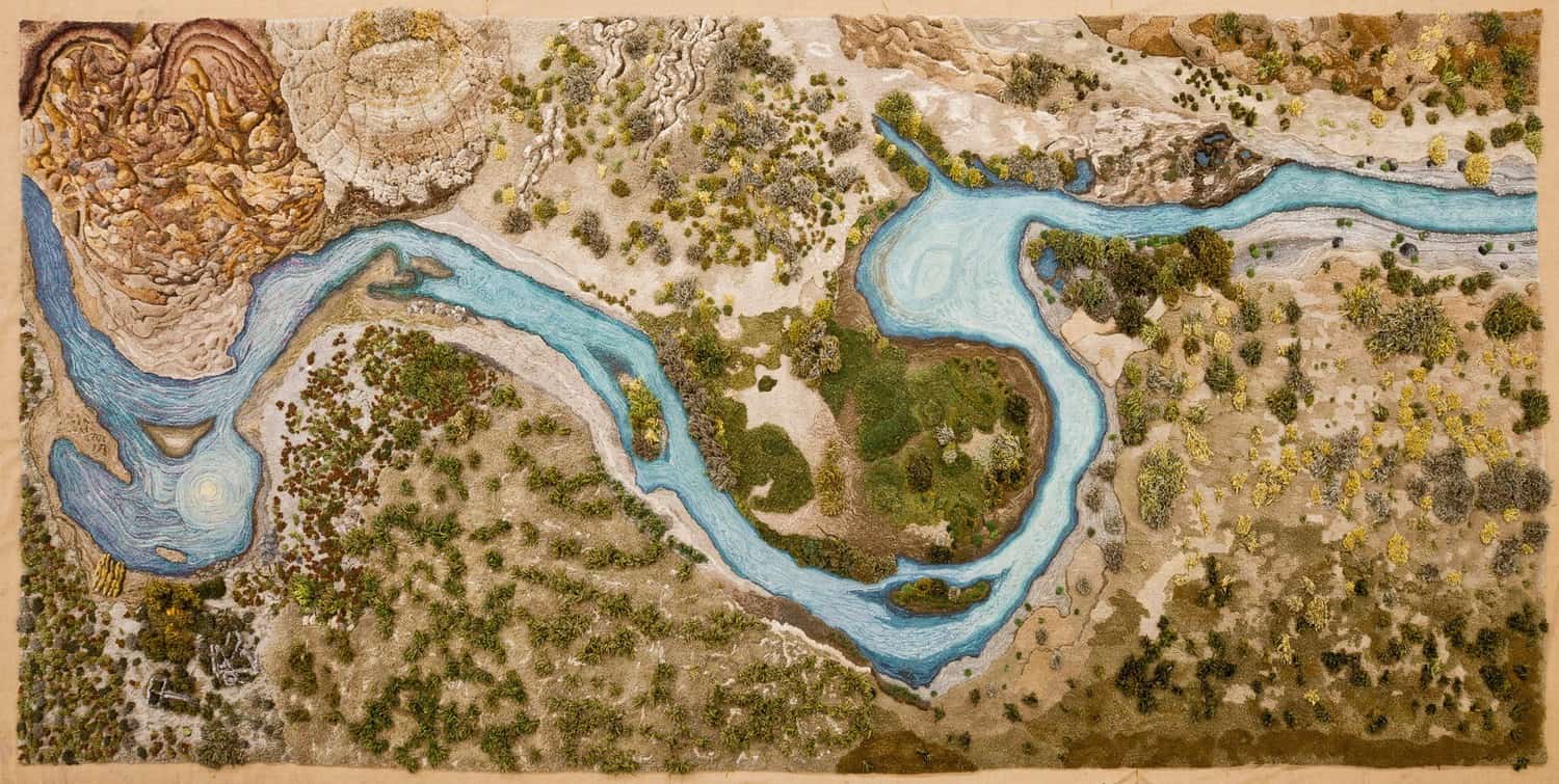 Alexandra Kehayoglou Creates Rugs Inspired by Argentina's Diverse Landscape