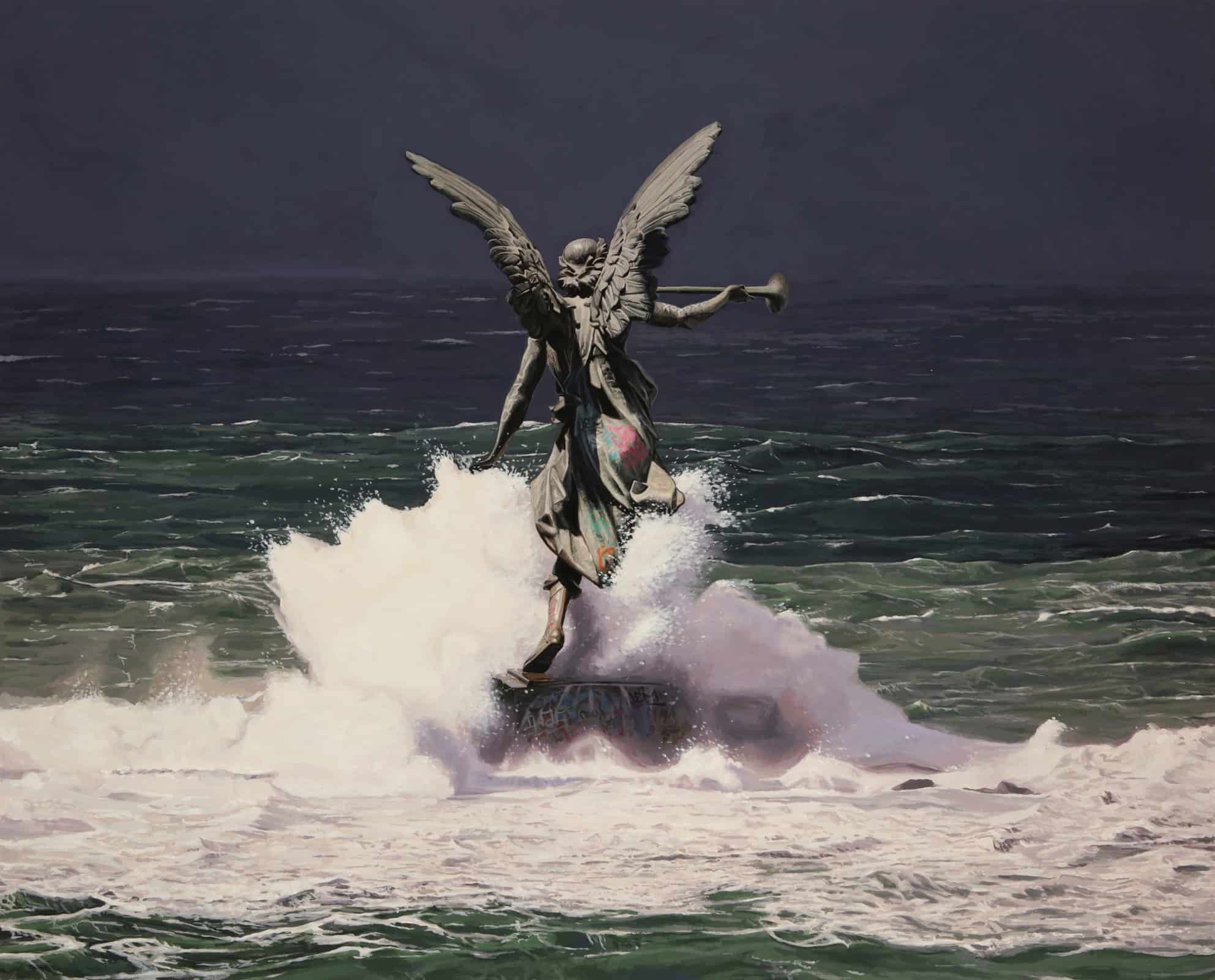Josh Keyes' New Paintings of Post-Apocalyptic World