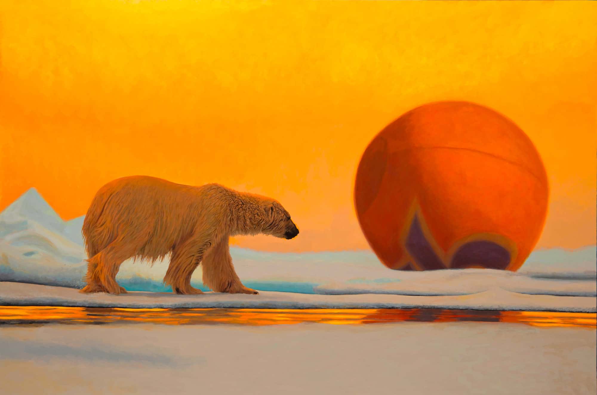 Josh Keyes' New Paintings of Post-Apocalyptic World