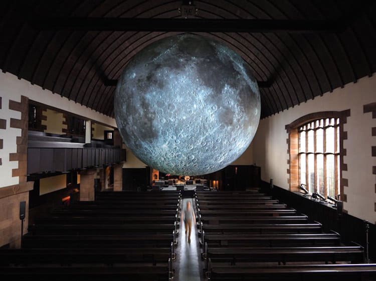 museum of the moon installation art luke jerram 5