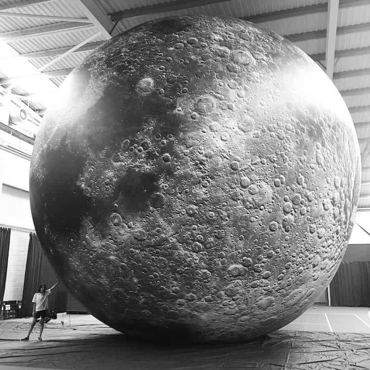 This Gigantic Moon Sculpture Will Amaze You