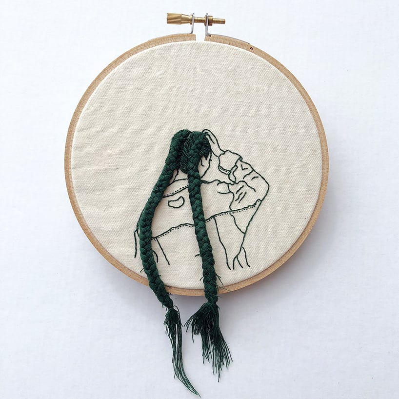 Beautiful Embroidery Portraits By Sheena Liam