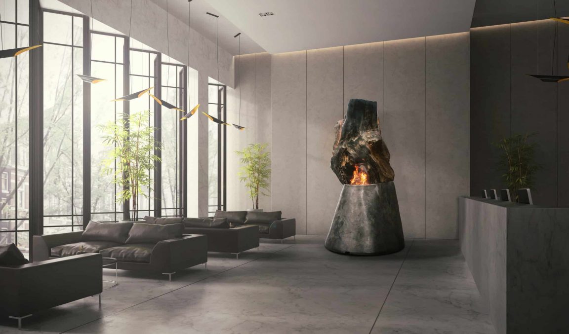 Fireplace Lobby
