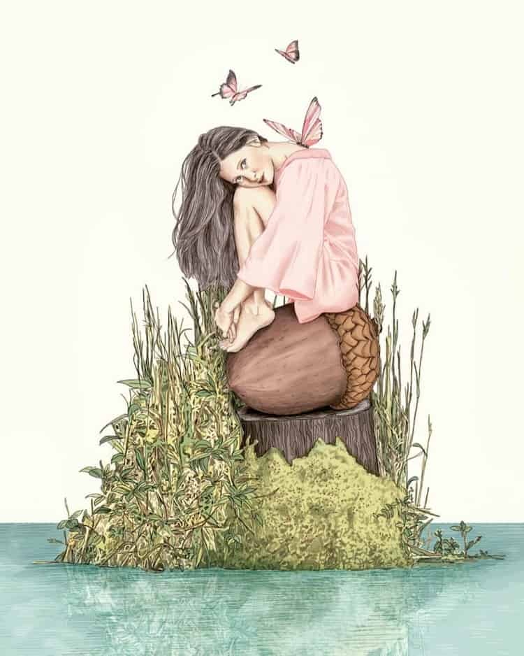 Gabriella Barouch Creates Captivating Illustrations That Evoke Childhood Nostalgia