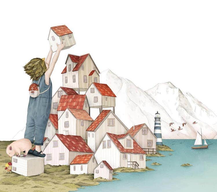 Gabriella Barouch Creates Captivating Illustrations That Evoke Childhood Nostalgia